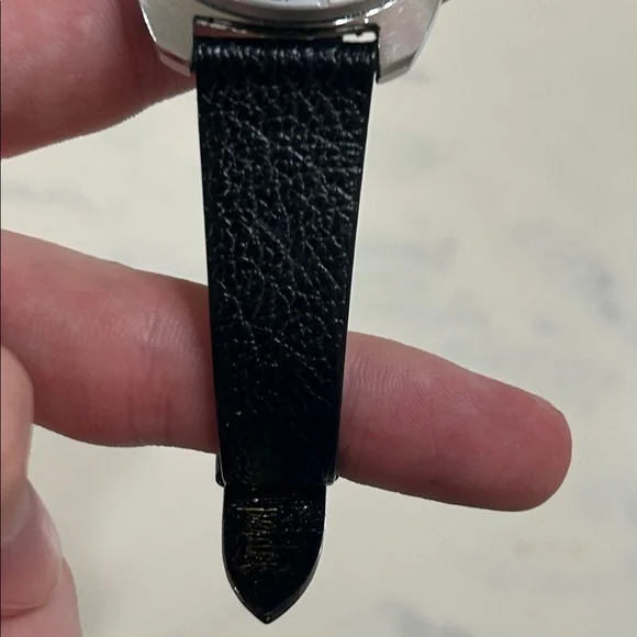 Vintage 1970’s Timex Electric Dynabeat Black and Silver Watch - Picture 8 of 11